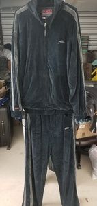 FUBU Velour Track Suit, Men's Size XL